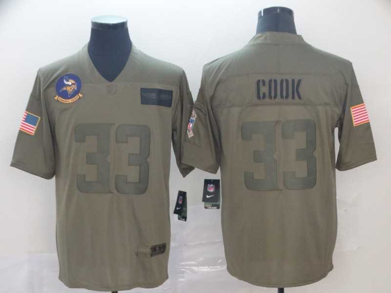 Nike Vikings 33 Dalvin Cook 2019 Olive Salute To Service Limited Jersey,We sell and wholesale Nike Vikings 33 Dalvin Cook 2019 Olive Salute To Service Limited Jersey on line form chian!